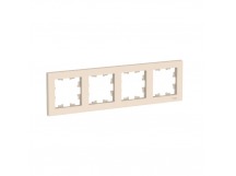 Рамка 4-м ATLASDESIGN универс. беж. Systeme Electric ATN000204 (1/15/90)
