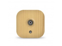 Розетка телевизионная одноместная серия "IONICH", о/у, тупиковая, 75Ом, ч/д 4-2400Мгц, "сосна" (еврослот) (1/10/200)