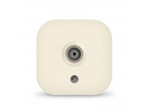 Розетка телевизионная одноместная серия "IONICH", о/у, тупиковая, 75Ом, ч/д 4-2400Мгц, "слоновая кость" (ivory) (еврослот) (1/10/200)