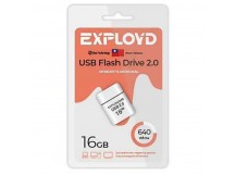 USB  16GB  Exployd  640  белый