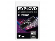 USB  16GB  Exployd  670  чёрный
