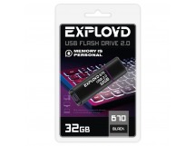 USB  32GB  Exployd  670  чёрный