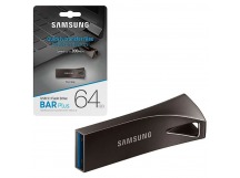 USB 3.1  64GB  Samsung  Bar Plus  серый  (200 МВ/s)