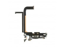 Шлейф для iPhone 13 Pro Max + разъем зарядки + микрофон (черный) (100% components)