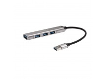 Переходник USB 3.0--> USB 3.0+3*USB 2.0, Aluminum Shell, 0.2м TELECOM <TA308U> (1/100)