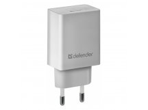 Блок питания сетевой 1 USB DEFENDER UPA-21, 5V/2.1А, белый (1/50)