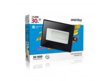 Прожектор светодиодный SMARTBUY SBL-FLLIGHT-30-65 30W 6500K IP65 2400Лм 148x33x120 мм холодный свет (1/80)