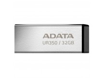 USB 3.2  32GB  A-Data  UR350  серебро/чёрный металл