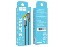 Кабель Type-C - Apple Lightning HOCO X101 PD 20W (черный) 1м