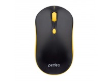 Мышь USB Perfeo MOUNT (PF-A4511) оптическая, 3кн. 800-1600dpi Black/Yellow, шт