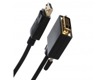 Кабель-переходник DP(M)--> DVI M 1,8м VCOM <CG606-1.8M> (1/70)