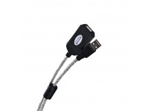 Кабель удлинительный USB 2.0 - repeater (AM-AF), 15 м. AOPEN (1/20)