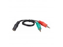 Переходник 2*3.5 ST(M)--3.5 ST (F) TELECOM <TAV4365-0.2M>