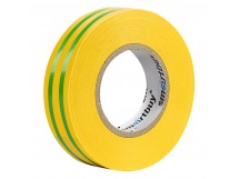 Изолента SMARTBUY 0,13х15мм, 20 метров, желто-зеленая (SBE-IT-15-20-yg) (10/200)