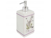 Дозатор для жидкого мыла "Лаванда" DIS-LAV, керамика (1/4/36)
