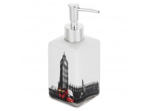 Дозатор для жидкого мыла "Лондон" DIS-L, керамика (1/4/24)