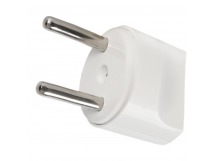 Переходник сетевой SMARTBUY на евро вилку, круглый, белый 16А 250В (1/50)