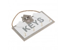 Ключница "Волшебная страна" с подвесом, 4 крючка (1/24)