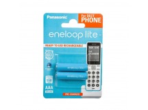 Аккумулятор PANASONIC  R03 eneloop lite BK-4LCCE/2DE (550mAh) DECT (2 бл) (2/20/240)