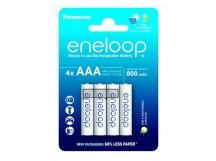 Аккумулятор PANASONIC  R03 eneloop BK-4MCDE/4BE (800mAh) (4бл) (4/40)