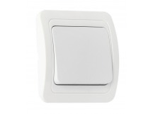 Выключатель SMARTBUY скрытая установка, 1-клавишный 10А белый "Марс" (SBE-02w-10-SW1-0) (1/10)