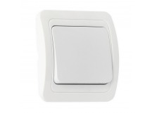 Выключатель SMARTBUY скрытая установка, 1-клавишный 10А белый, керамика "Марс" (SBE-02w-10-SW1-0-c) (1/10)