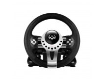 Игровой руль SVEN GC-W700 (педали, вибро, скоба, лепестки, АКПП, D-pad, 12 кл, резин. вставки, PC/Xinput)