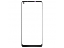 Стекло для переклейки на Samsung A215F Galaxy A21 (черный)