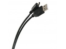 Кабель соединительный USB 2.0 A--> mini-B 5P (1м) черный, TELECOM<TC6911BK-1.0M> (1/250)