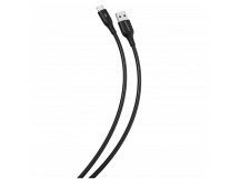 Кабель для зарядки и передачи данных S25 Type C черный, 3А, soarer,TPE,1 м, Smartbuy (iK-3112-S25b)