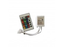 Ecola LED strip RGB IR controller 12A 144W 12V (288W 24V) с большим инфракрасным пультом управления (1/10/100)