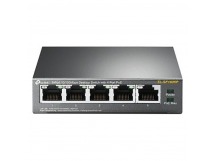 Коммутатор TP-LINK TL-SF1005P 5x100Mb 4PoE 58W неуправляемый (1/12)