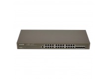 Коммутатор TENDA TEG5328F уровня 3, управляемый гигабитный,24*10/100/1000 Base-T Ethernet ports,4*1000 Base-X, SFP ports (1/5)