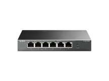 Коммутатор TP-LINK TL-SF1006P 6x100Mb 4PoE+ 67W неуправляемый (1/12)