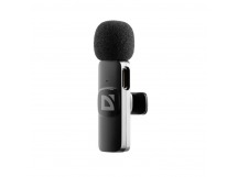 Микрофон петличный DEFENDER Talky-137 wrls, петличка, 2.4G, черный (1/100)