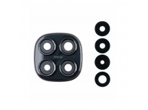 Стекло камеры для Xiaomi Redmi Note 14 Pro 5G (24090RA29G) в сборе с рамкой Черный