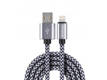 USB кабель ACH01-03T PRO USB2.0 Белый, AM-LightningM, 1m, 2.1A