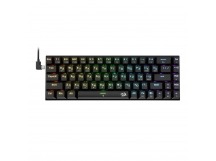 Беспроводная клавиатура Ryze Pro RU,RGB,BT/2.4G,черн,maple