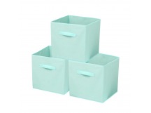 Набор коробов для хранения Lily L бирюза, 3 шт, 30*30*30 см