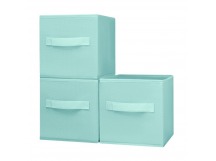 Набор коробов для хранения Lily S бирюза, 3 шт, 20*20*20 см