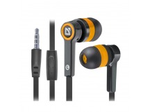 Гарнитура для смартфонов Pulse 420 черный + оранжевый, вставки