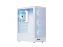 Корпус компьютерный RaptorX белый,ATX,4fans,switch&M/BSync