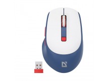 Беспроводная оптическая мышь Belsa MB-249 бел/син,6кн,2.4G+BT,500мАч