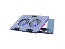 Подставка для ноутбука NS-519 15.6",2вентилятора,RGB,металл