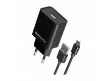 Сетевой адаптер UPC-11 1xUSB,5V/2.1А,кабель micro-USB