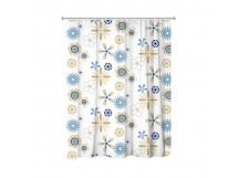 Штора для ванной Charm Eco-01 180x180cм,70г/м2, цветы