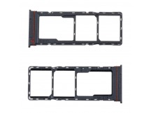 Держатель SIM для Tecno Spark 40 (KM5n) Черный