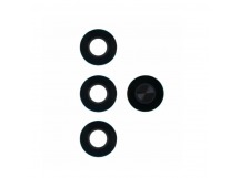 Стекло камеры для Huawei Honor X8c (ABR-LX1) (комплект 4 шт.) Черный