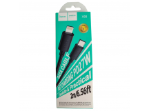 Кабель Lightning - Type-C HOCO X88 (20W/2m) черный