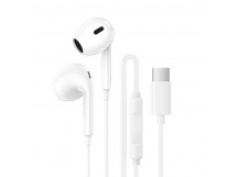 Проводные наушники Type-C BOROFONE BM100 Max белые